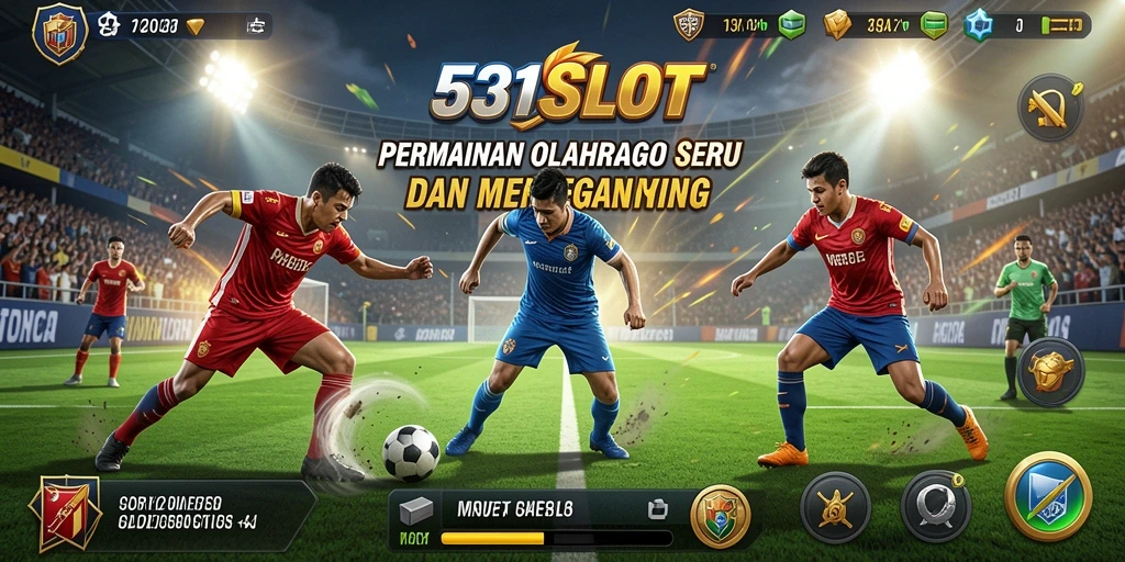 Screenshot utama 531SLOT yang menampilkan gameplay olahraga yang mendebarkan.