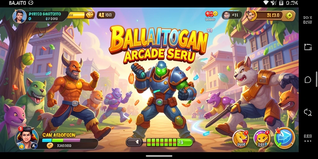 Tampilan gameplay BALAITOTO yang penuh aksi dan tantangan.