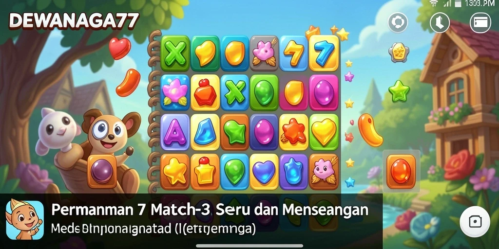 Tampilan screenshot gameplay DEWANAGA77 yang penuh warna dan seru.
