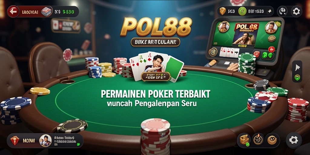 Tampilan gameplay Poker yang menarik dan interaktif di POL88.