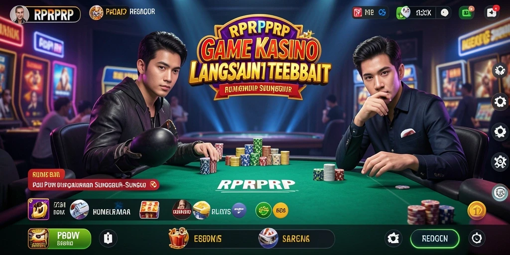 Tampilan gameplay Live Casino dengan dealer langsung yang interaktif.