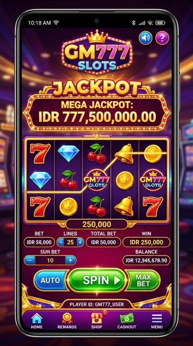 Fitur pencarian yang intuitif pada aplikasi gm777.